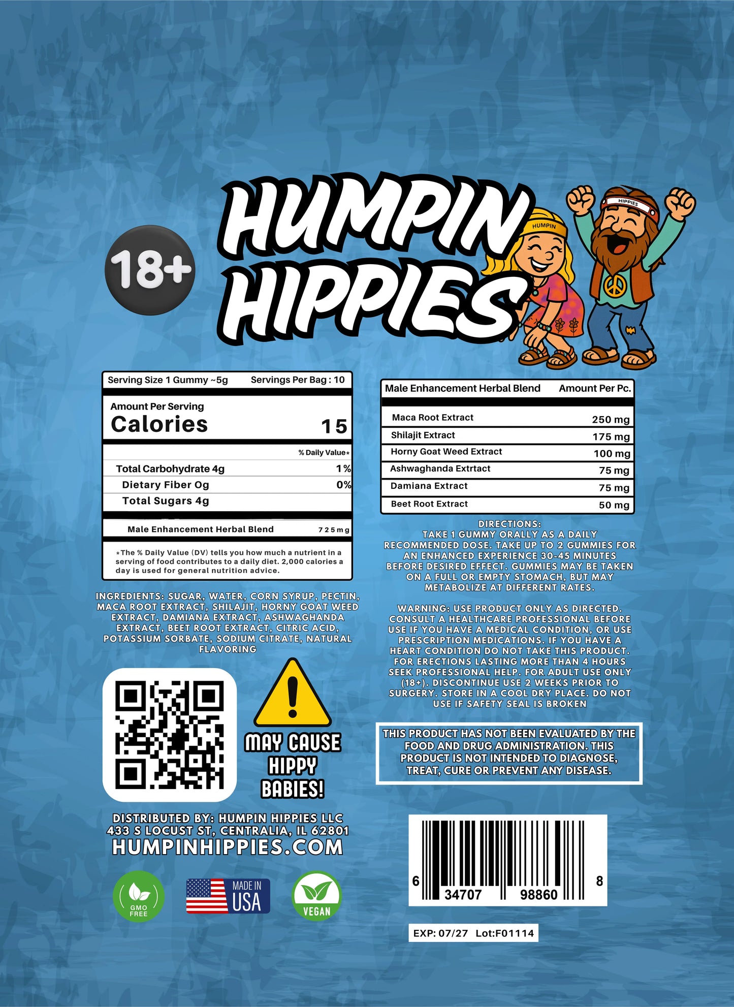 Humpin Hippies Male Enhancement Gummies My Store